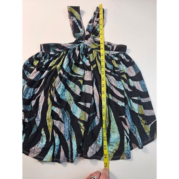 We the free people size XS boho flirty summer retro tank boho ombre zebra - Picture 10 of 10